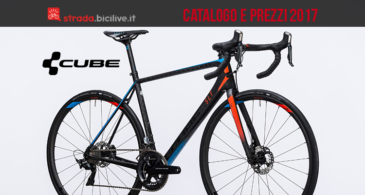 Catalogo e listino prezzi bici da strada Cube 2017