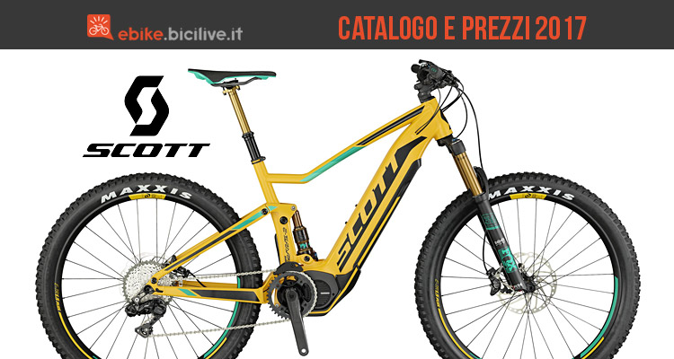 eMTB ed eBike Scott: catalogo e listino prezzi 2017