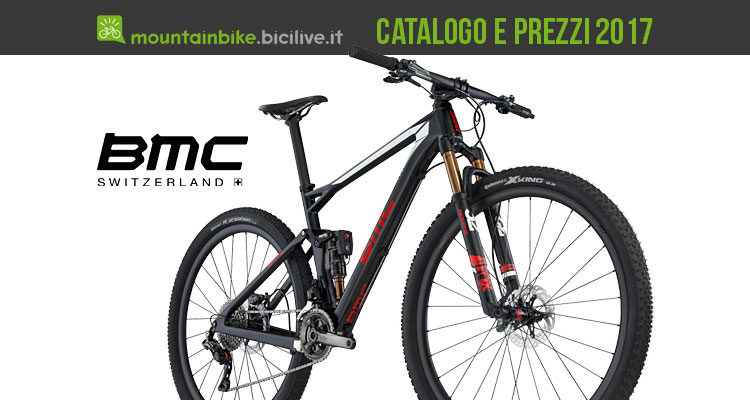 Catalogo e listino prezzi mtb BMC 2017