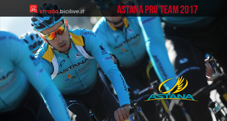 Astana Pro Team 2017, ciclisti e bici da corsa