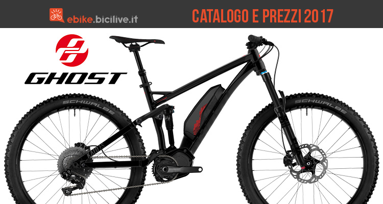 Biciclette elettriche Ghost: catalogo e listino prezzi 2017
