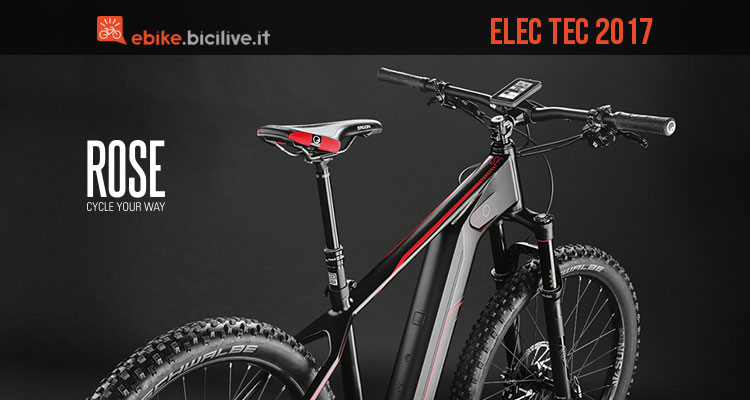 Rose Elec Tec 2017: una eMTB con motore integrato Continental
