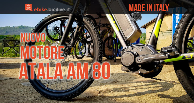 Atala AM80, il motore per ebike made in Italy da 83 Nm di coppia