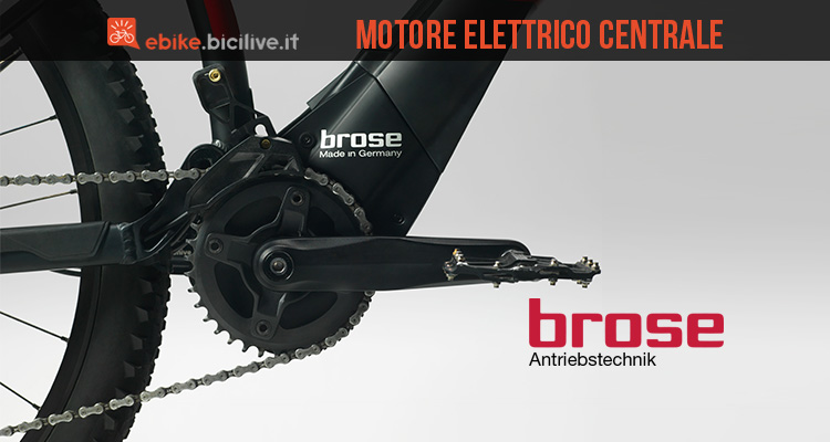 Motore elettrico centrale per bici Brose: integrato e silenzioso
