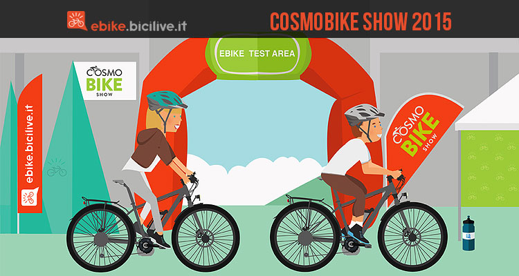 Vieni a provare le bici elettriche a CosmoBike Show 2015