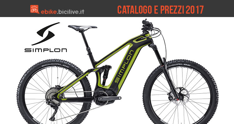 Bici elettriche Simplon: catalogo e listino prezzi 2017