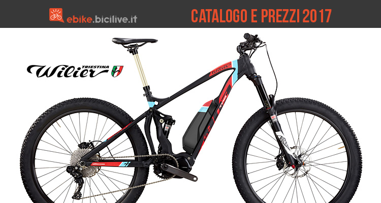 Bici elettriche Wilier Triestina: catalogo e listino prezzi 2017