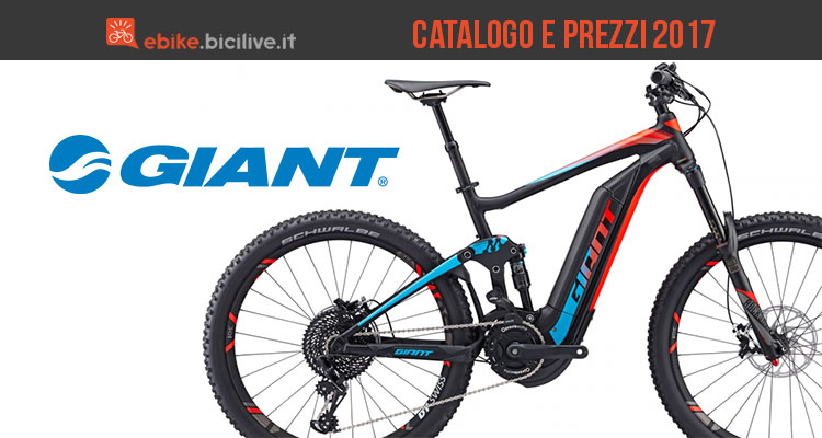 Giant eBike: Catalogo e Listino Prezzi 2017