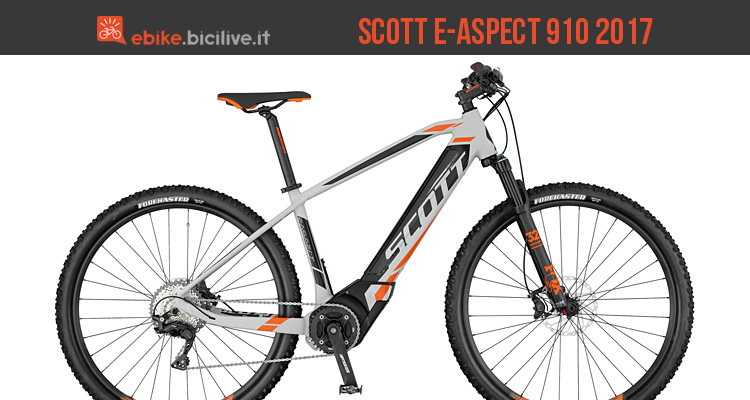 Scott E-Aspect 910 2017: una eMTB front silenziosa e dalle forme pulite