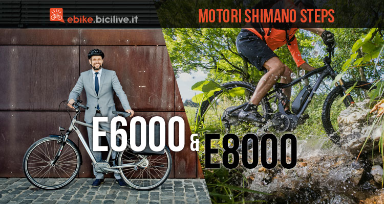 Motore elettrico Shimano STEPS E6000 o E8000: il confronto e le differenze
