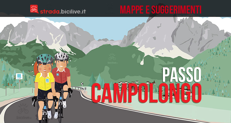 Passo Campolongo in bici da corsa: mappe e consigli su come affrontarlo