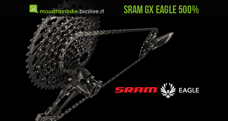 Nuovo gruppo SRAM GX Eagle: qualità-prezzo a 12 velocità