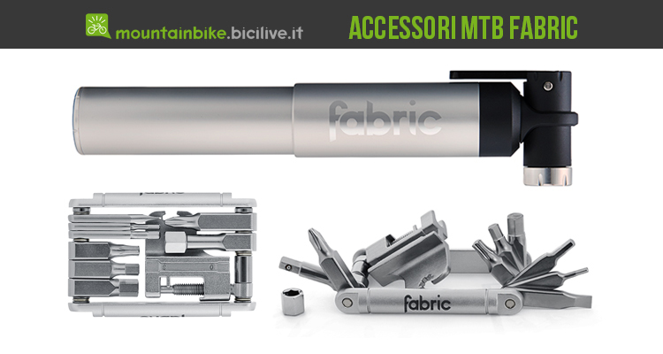 Gli accessori per il biker di Fabric: pompa Milibar e multiattrezzo Sixteen Tool