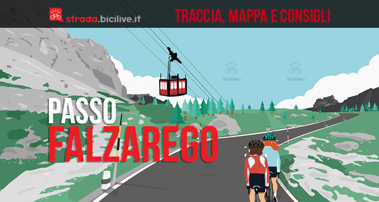 Passo Falzarego in bici da corsa: mappe e consiglio su come affrontarlo