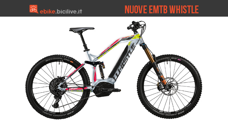 eMTB Whistle B-Lynx e B-Lynx SR 2018 con batteria integrata