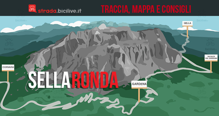 Sellaronda: il giro dei passi in bdc con mappe e consigli