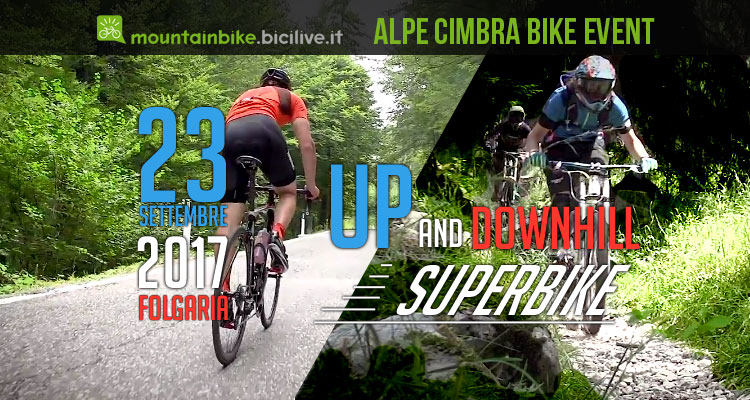 Up & Downhill Superbike Alpe Cimbra: cronoscalata + DH