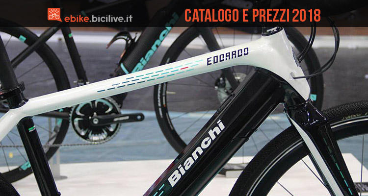 Biciclette elettriche Bianchi: catalogo e listino prezzi 2018