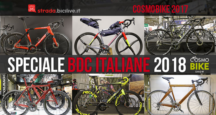 foto delle sei bdc italiane a cosmobike show