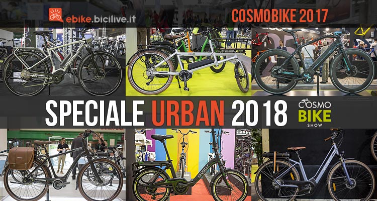 CosmoBike Show: bici elettriche da città italiane 2018
