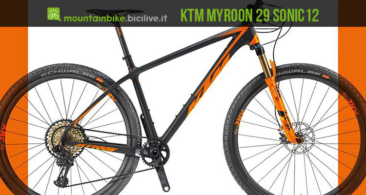 KTM Myroon Sonic 12 2018: ancora più rigida e leggera