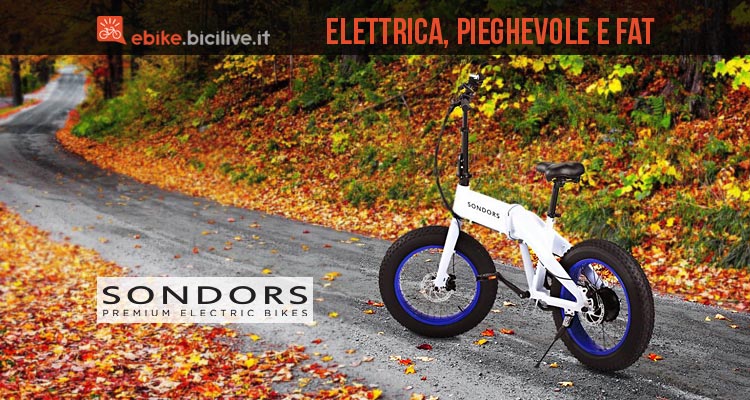 Sondors Fold: elettrica, fat e pieghevole