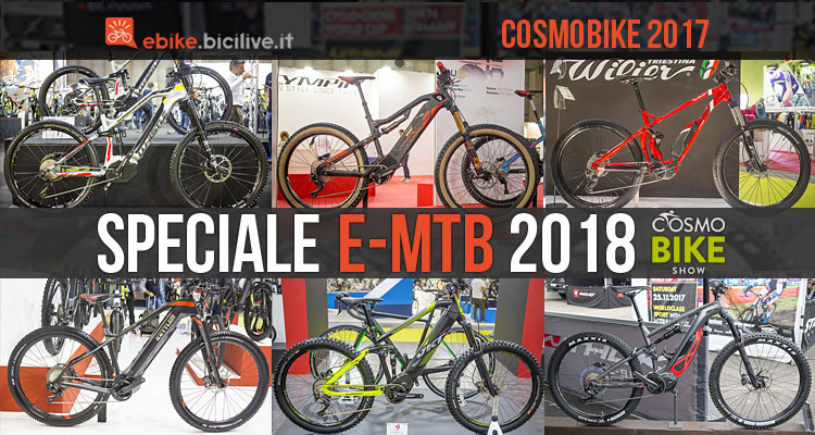 CosmoBike Show: nuove eMTB 2018 in Italia