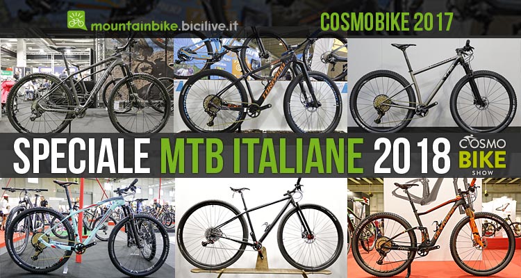 foto delle mtb italiane a cosmobike show 2017