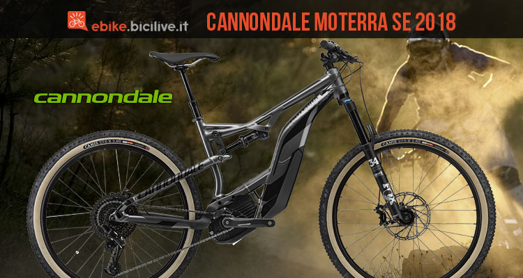 Cannondale Moterra SE 2018: eMTB all mountain aggressiva