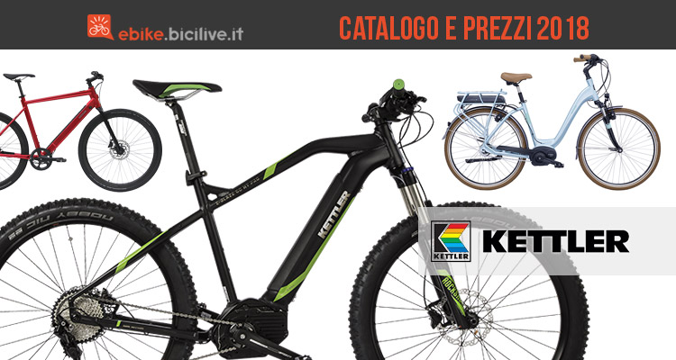 Kettler: catalogo e listino prezzi bici elettriche 2018