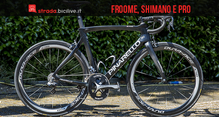 Froome con Shimano e Pro: il mix vincente