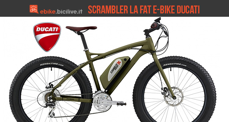 Ducati: la Scrambler diventa anche una possente fatbike elettrica