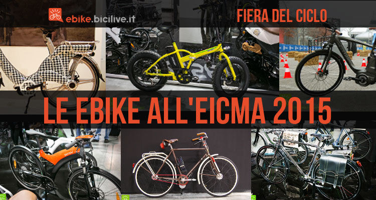 Eicma: le bici elettriche presenti alla fiera del ciclo e motociclo 2015