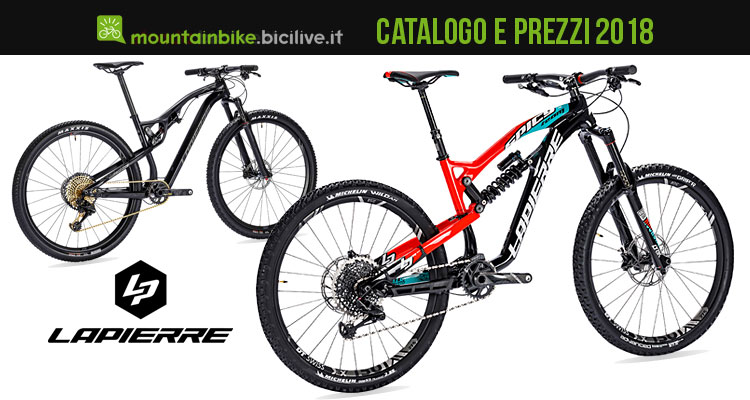 Mtb Lapierre: catalogo e listino prezzi 2018