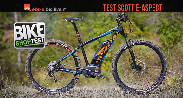 Scott 2016: il test della mtb elettrica front E-Aspect 920