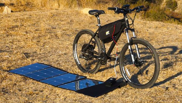 Il test del pannello solare per ebike HPC SunCaptured