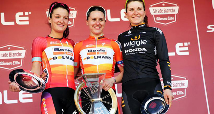 USA, UK e IT: prime alle Strade Bianche Women Elite