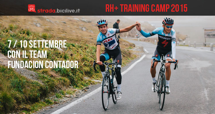 Rh+ Training Camp: allenarsi con la Fondazione Contador