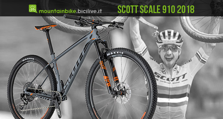Scott Scale 910 2018, in sella come i campioni xc