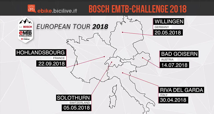 Anche una tappa italiana per il Bosch eMTB-Challenge 2018