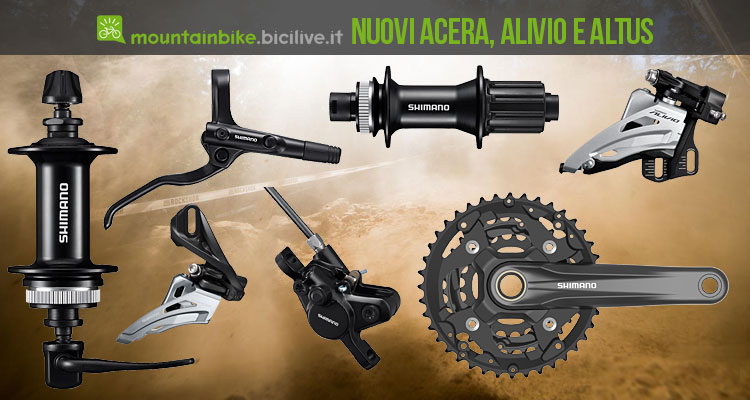 Upgrade imminente per Shimano Acera, Alivio e Altus
