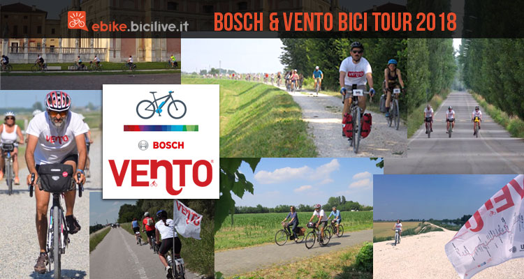 Bosch eBike Systems sosterrà VEnTO Bici Tour 2018