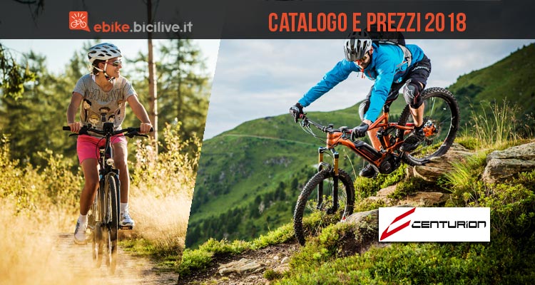 Bici a pedalata assistita Centurion: catalogo e listino prezzi 2018