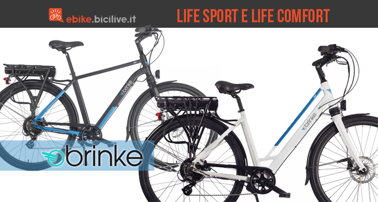 Life Sport e Life Comfort: le ebike Brinke per muoversi liberamente fra città e fuori porta
