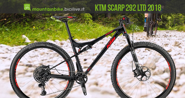 KTM Scarp 292 12 LTD: la full suspended in alluminio da XC