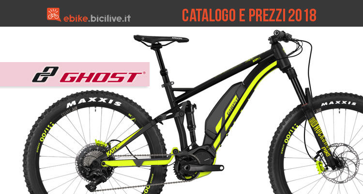 Ghost ebike: catalogo e listino prezzi 2018