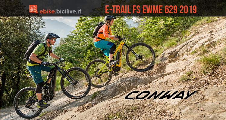 Conway eWME 629 2019: camaleontica e-trail biammortizzata