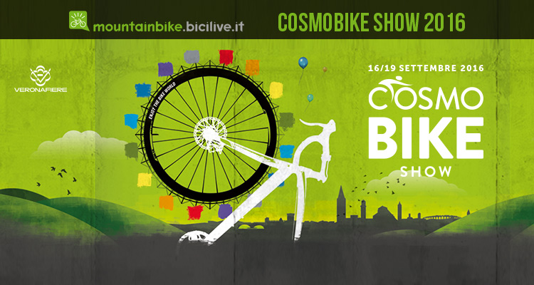 CosmoBike Show 2016: la bici in fiera a Verona dal 16 al 19 settembre