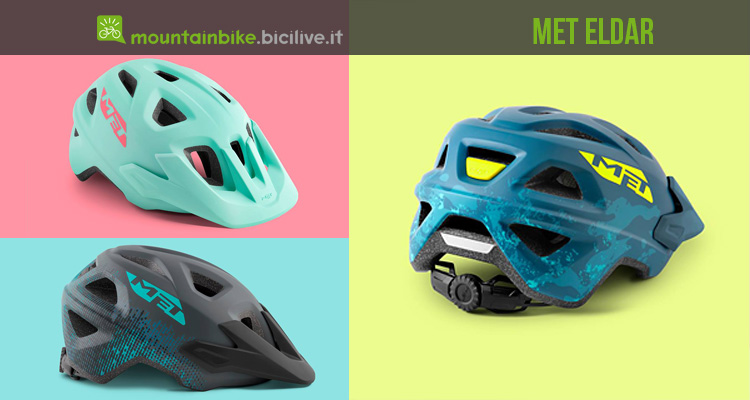 Casco mtb MET Eldar: un colorato angelo custode per i giovani rider