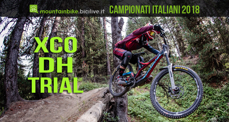 A Pila i Campionati Italiani Assoluti di mountain bike XCO DH Bike Trail 2018